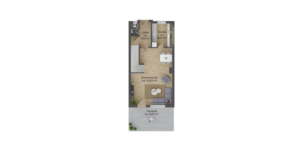 Reihenmittelhaus München Ramersdorf-Perlach - 5 Zimmer, 147 m&sup2;, 989.000&euro; | Angebot:26744811