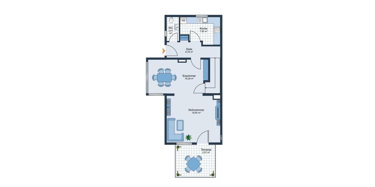 Reihenhaus Moosinning - 8 Zimmer, 138 m&sup2;, 1.990&euro; | Angebot:26670181
