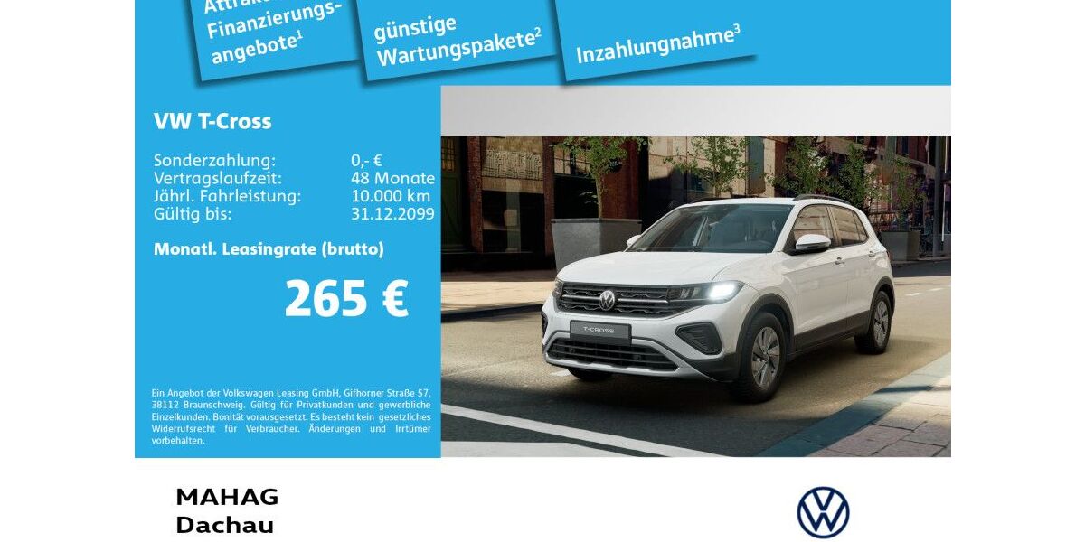 VW T-Cross 3.000 km 23.840 &euro; Dachau 85221