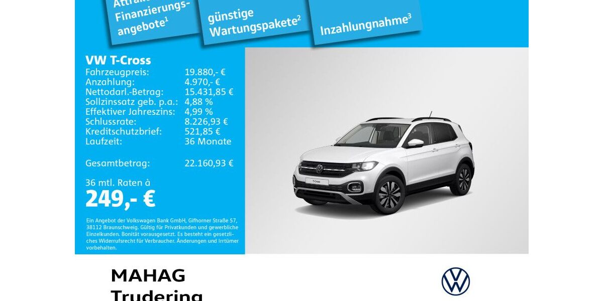VW T-Cross 12.289 km 19.880 &euro; München 81825