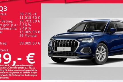 Audi Q3 8.427 km 36.719 &euro; Eching 85386