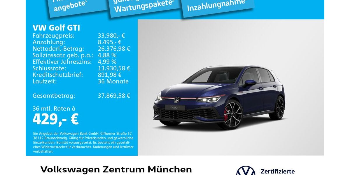 VW Golf 50.642 km 33.980 &euro; München 80687