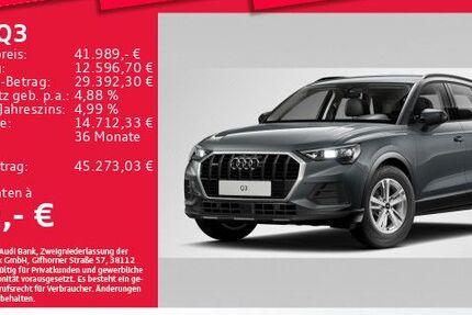 Audi Q3 9.728 km 41.989 &euro; Eching 85386