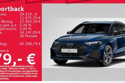 Audi A3 4.359 km 39.919 &euro; Eching 85386