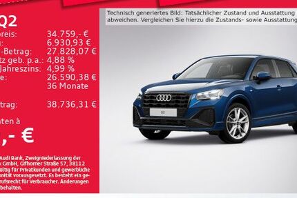 Audi Q2 7.000 km 34.759 € Eching 85386