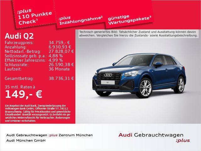 Audi Q2 7.000 km 34.759 &euro; Eching 85386