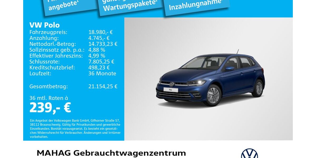 VW Polo 28.085 km 18.980 &euro; München 80935