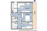 Etagenwohnung Puchheim - 3 Zimmer, 77 m&sup2;, 1.201&euro; | Angebot:26377279
