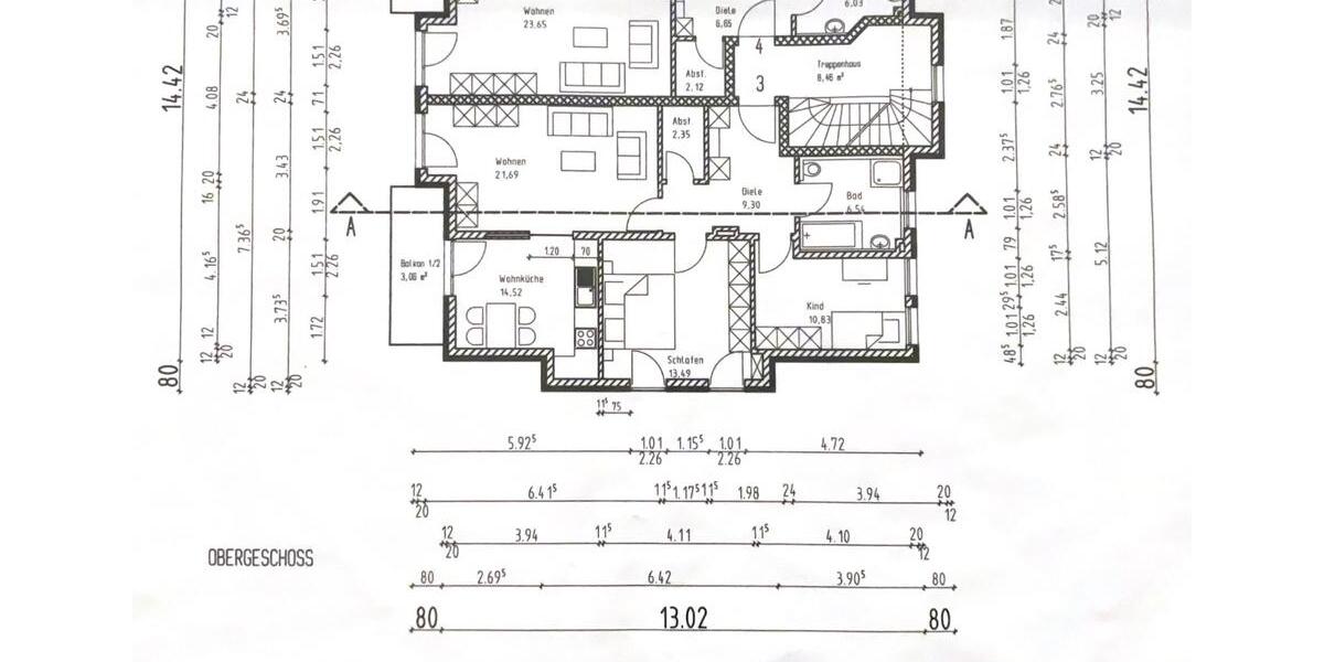 Etagenwohnung München Aubing-Lochhausen-Langwied - 3 Zimmer, 82 m&sup2;, 650.000&euro; | Angebot:26931219