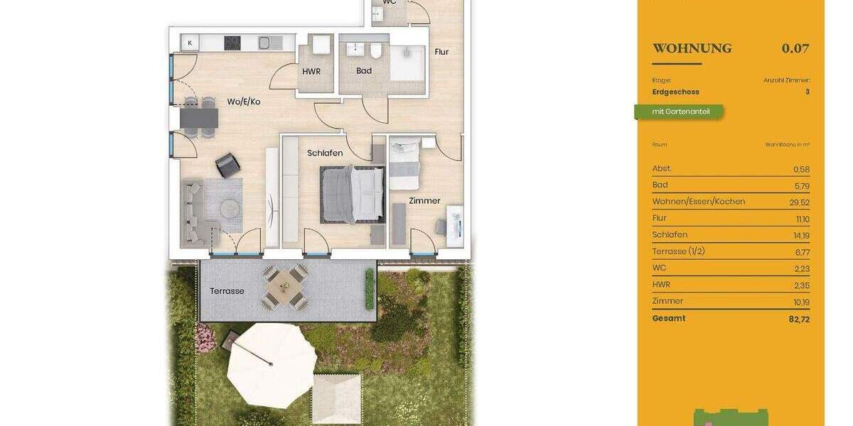 Etagenwohnung Markt Schwaben - 3 Zimmer, 82 m&sup2;, 1.650&euro; | Angebot:25698392