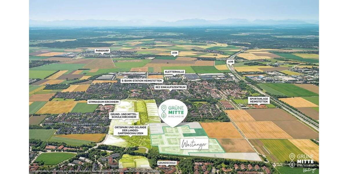 Reihenmittelhaus Kirchheim b. München Kirchheim - 4 Zimmer, 130 m&sup2;, 1.160.000&euro; | Angebot:25661976