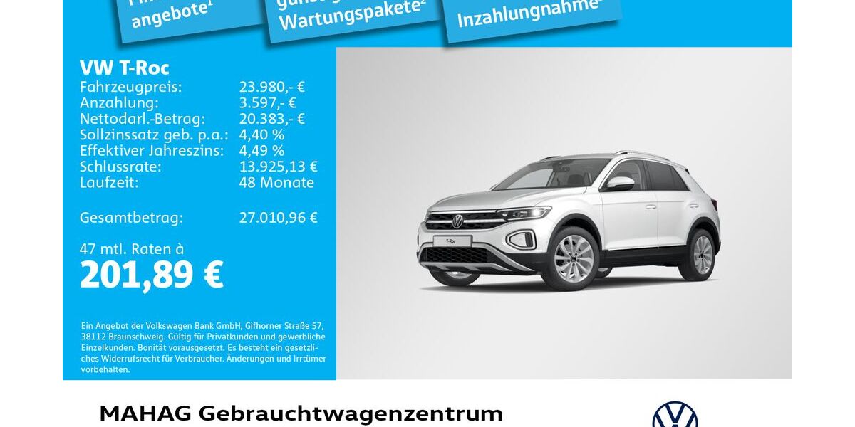 VW T-Roc 32.042 km 23.980 &euro; München 80935