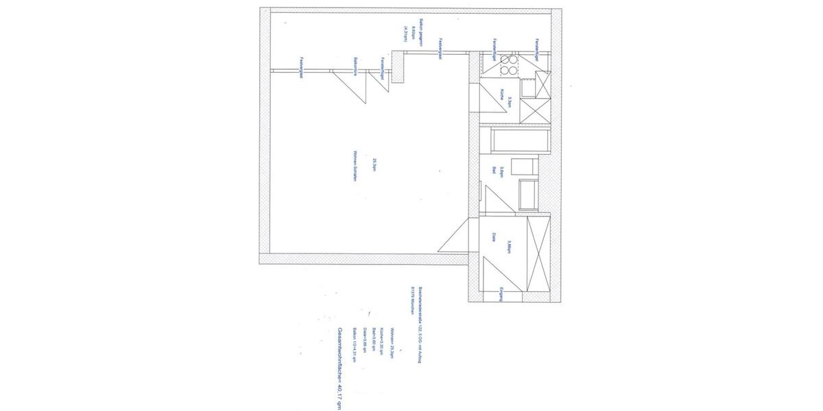 Etagenwohnung München Sendling-Westpark - 1 Zimmer, 40 m&sup2;, 349.000&euro; | Angebot:25303524