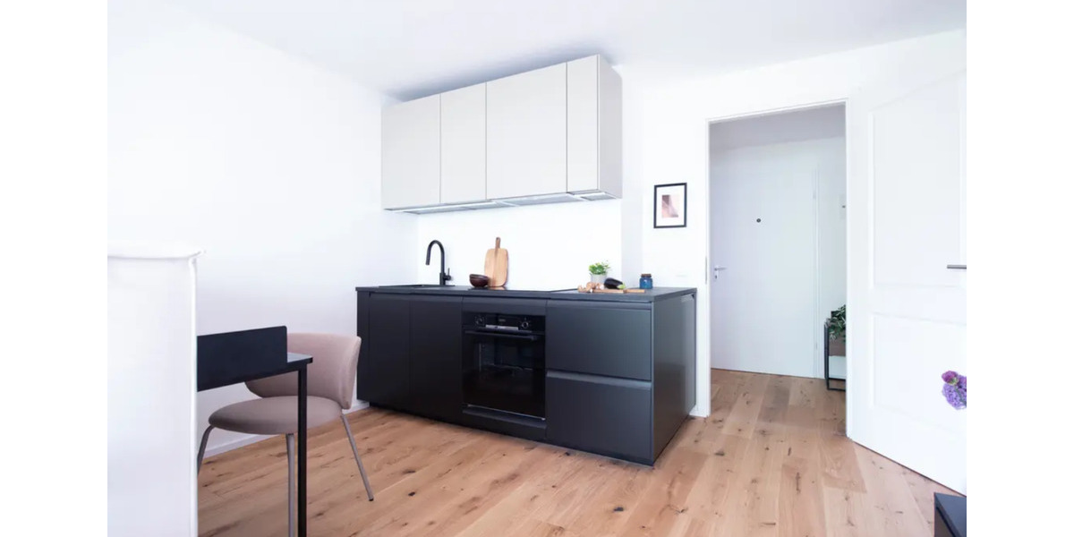 Möbliertes Studioapartment mit großer Terrasse in bester Lage 1 zimmer