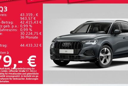 Audi Q3 10.613 km 40.873 &euro; Eching 85386