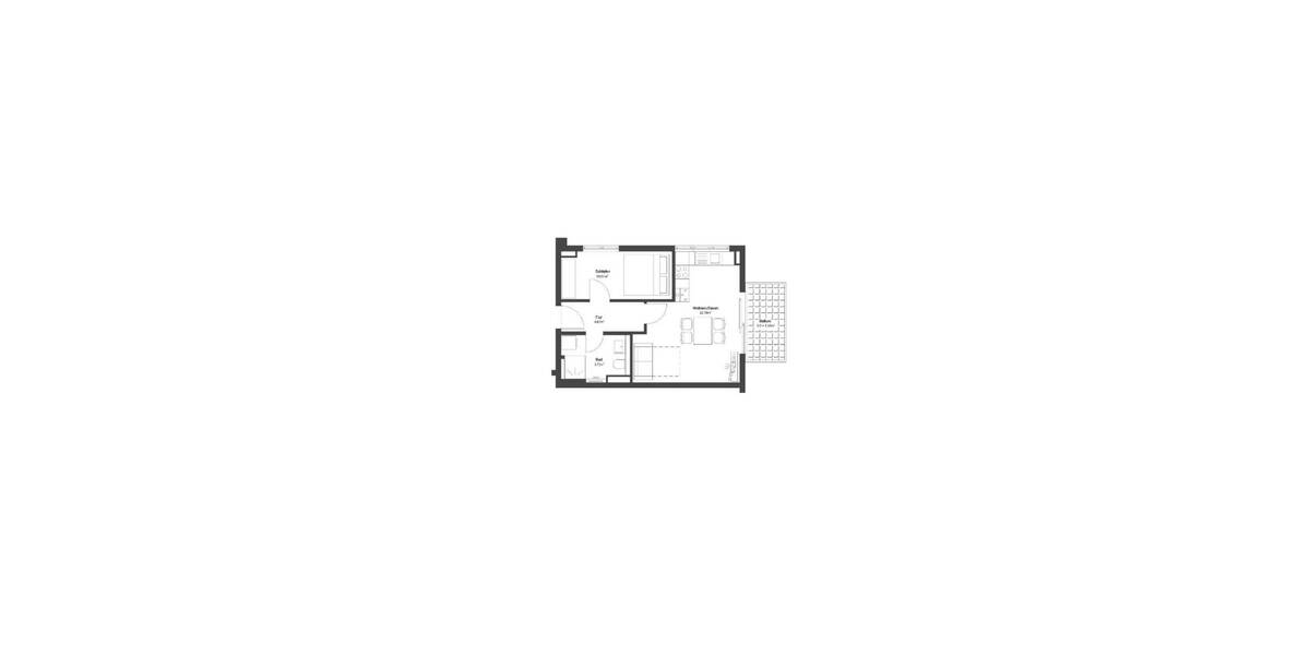 Etagenwohnung München Thalk.Obersendl.-Forsten-Fürstenr.-Solln - 2 Zimmer, 45 m&sup2;, 549.000&euro; | Angebot:26568502