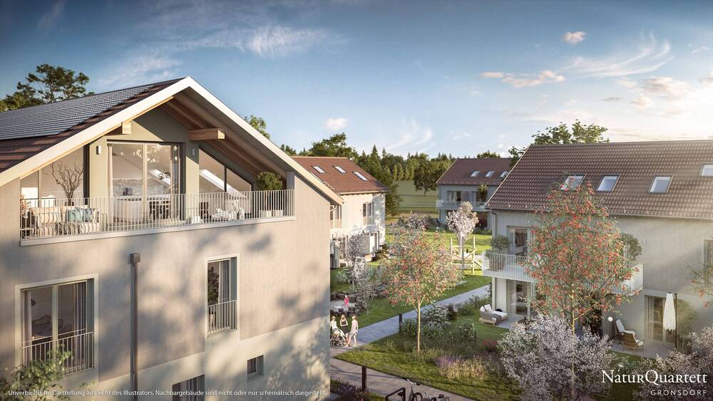 Etagenwohnung Haar Gronsdorf - 4 Zimmer, 96 m&sup2;, 998.000&euro; | Angebot:25796320