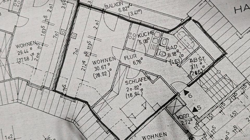 ab 01.02.2026: Wohnung 2,5 ZKB + Balkon, 68,30 qm, TG-Stellplatz 2 zimmer