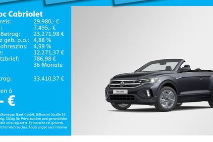 VW T-Roc 16.727 km 29.980 &euro; Dachau 85221