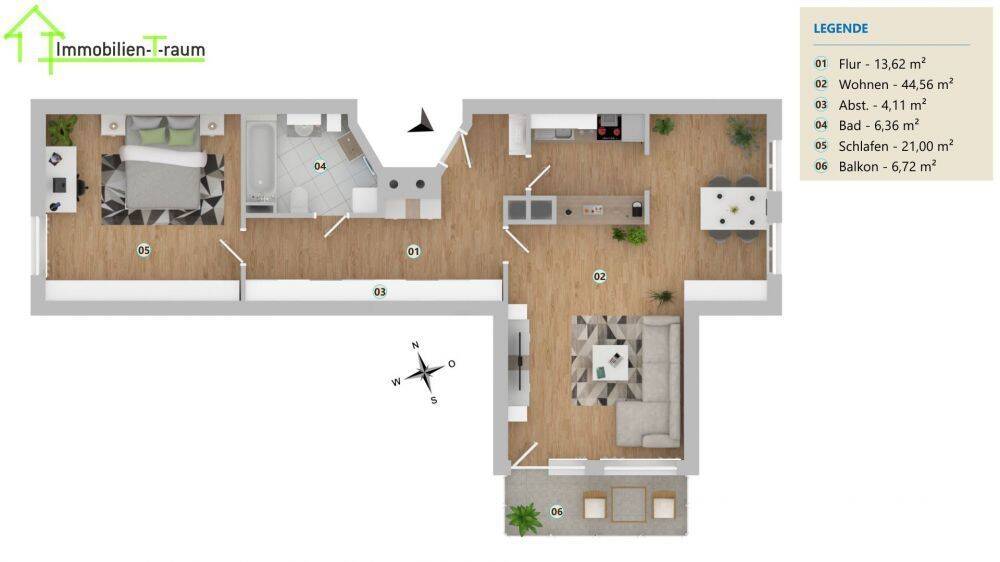 Etagenwohnung Deisenhofen Deisenhofen - 2 Zimmer, 92 m&sup2;, 1.480&euro; | Angebot:26910177