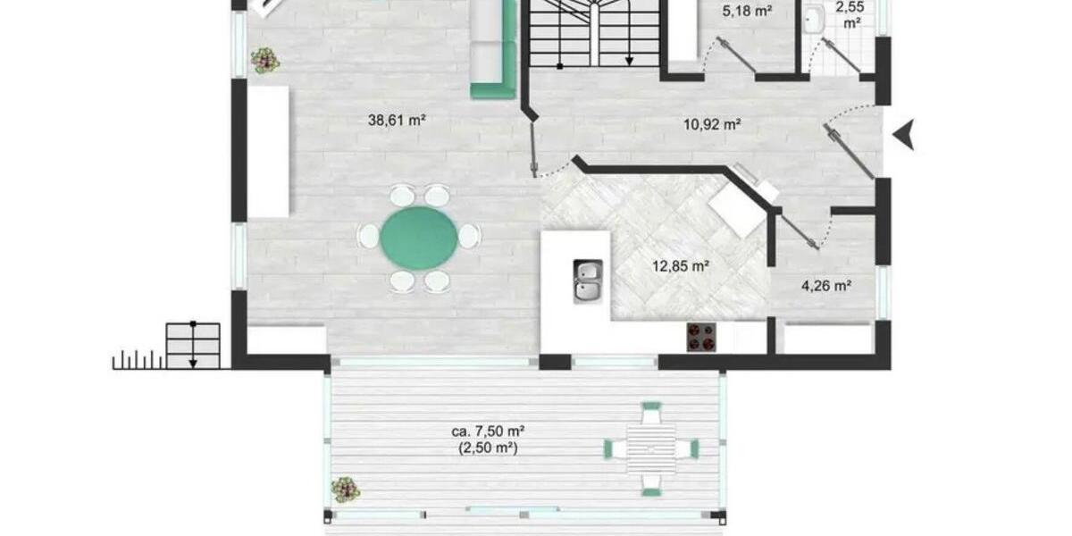 Einfamilienhaus Moosinning - 5 Zimmer, 190 m&sup2;, 750.000&euro; | Angebot:26994238