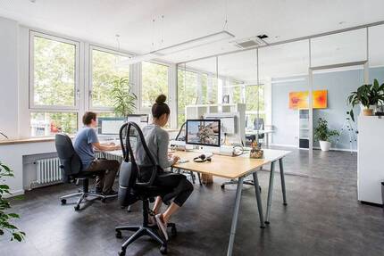 Arabellapark - helle und möblierte Büroräume und Einzelplatzlösungen - All-in-Miete zimmer