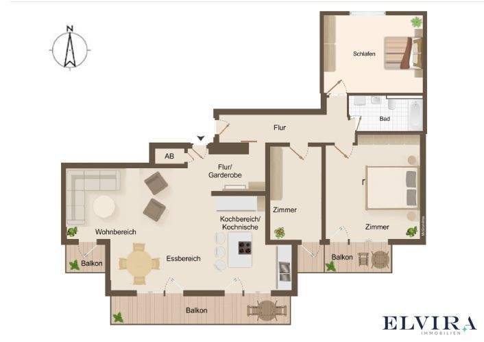 ELVIRA - München-Laim, wunderschöne 3-4 Zimmer-Wohnung 4 zimmer