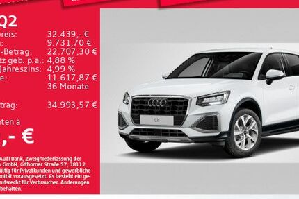 Audi Q2 6.984 km 31.661 &euro; Eching 85386