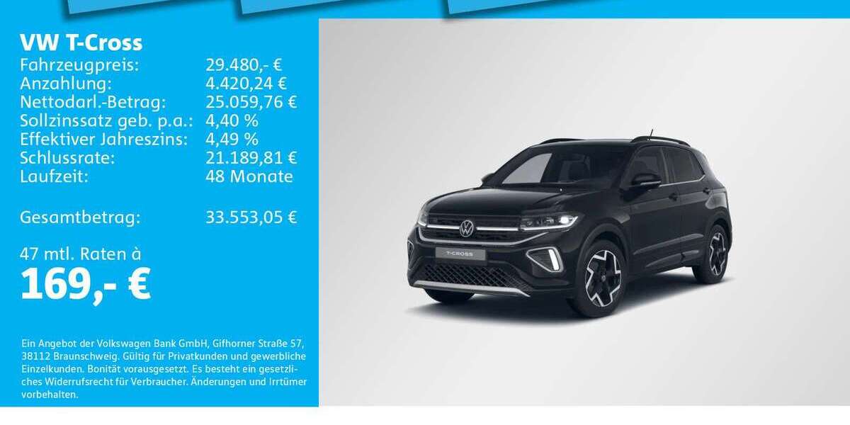 VW T-Cross 2.902 km 29.480 &euro; München 80935