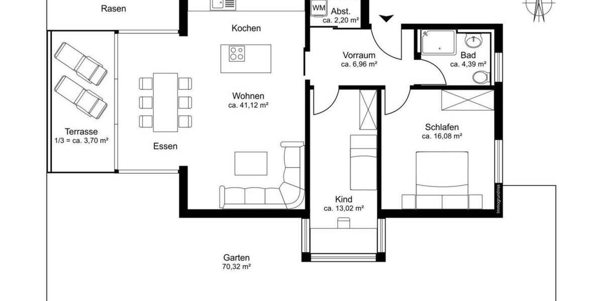 Etagenwohnung Karlsfeld - 3 Zimmer, 84 m&sup2;, 739.000&euro; | Angebot:25728039