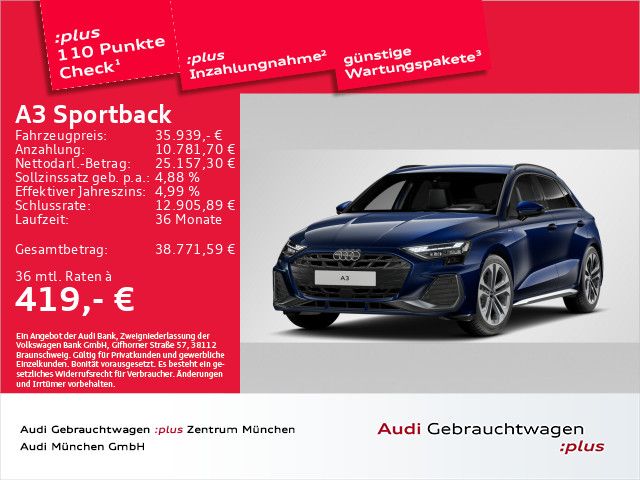 Audi A3 5.016 km 35.939 &euro; Eching 85386