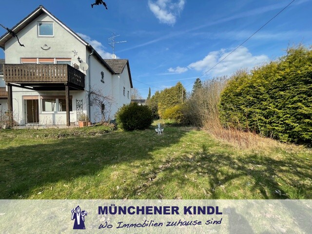 Rarität in Ismaning: Doppelhaushälfte auf 850 m² Traumgrundstück mit Potenzial - Doppelhaushälfte Ismaning | Angebot:26001741