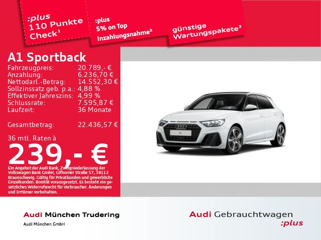 Audi A1 36.120 km 20.789 &euro; München 81825