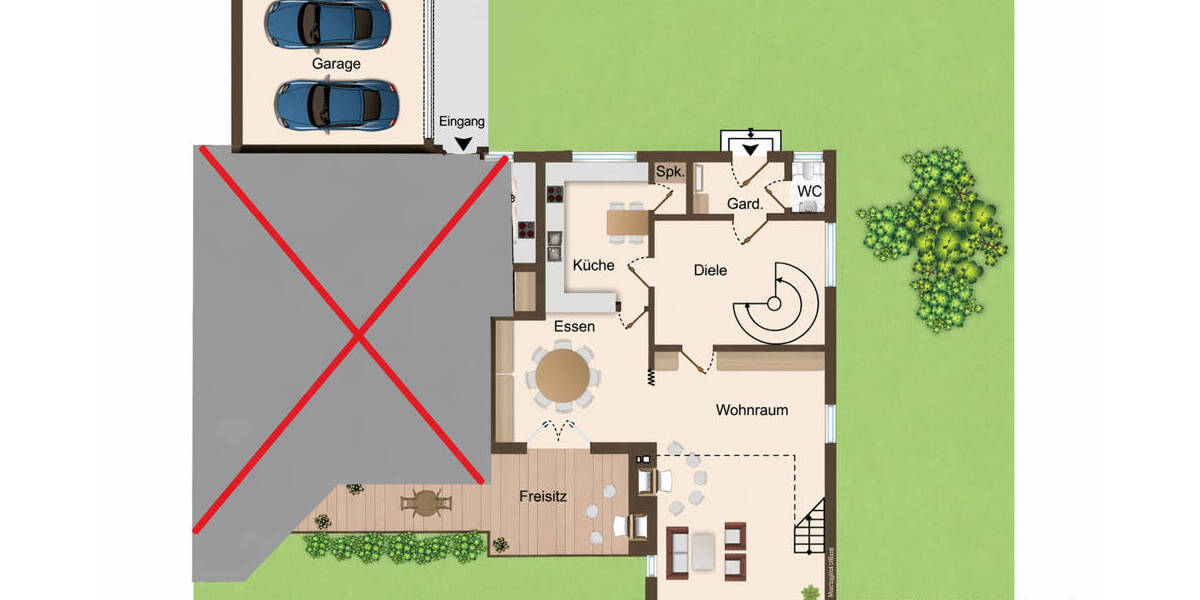 Einfamilienhaus München Thalk.Obersendl.-Forsten-Fürstenr.-Solln - 5 Zimmer, 200 m&sup2;, 2.860&euro; | Angebot:26247569