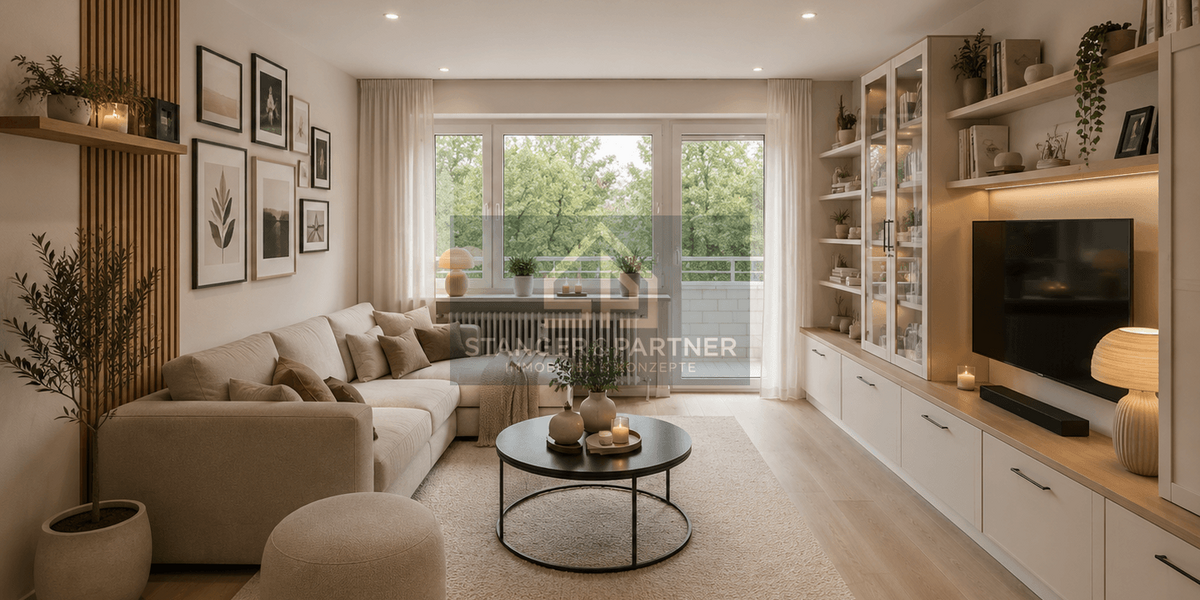 Etagenwohnung München Am Hart - 3 Zimmer, 71 m&sup2;, 398.000&euro; | Angebot:27117434