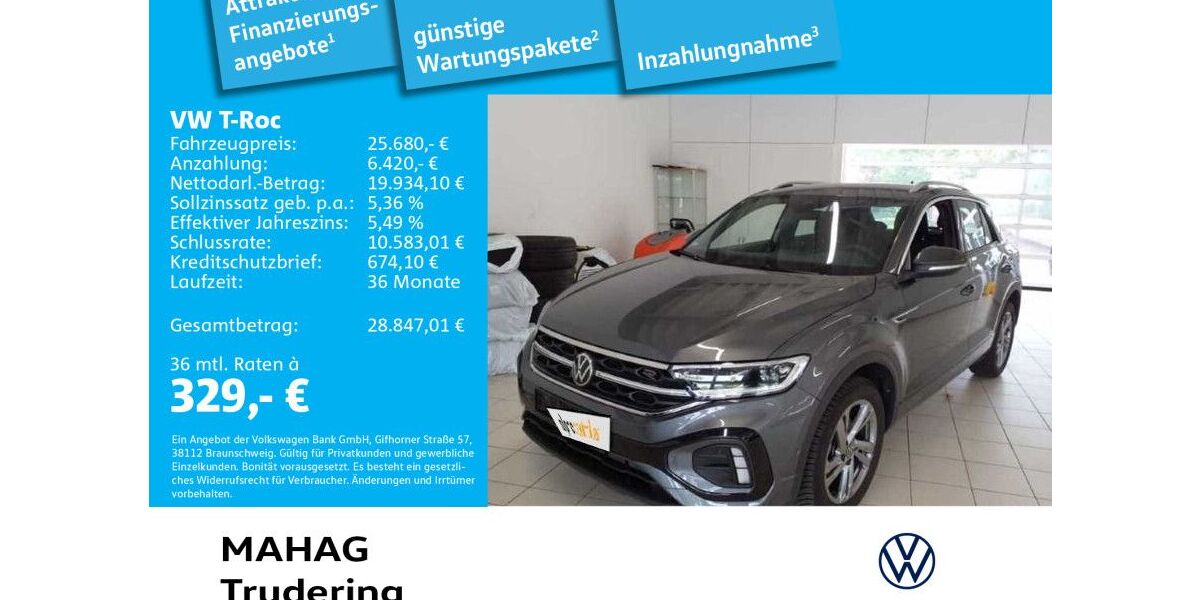 VW T-Roc 21.412 km 25.680 &euro; München 81825