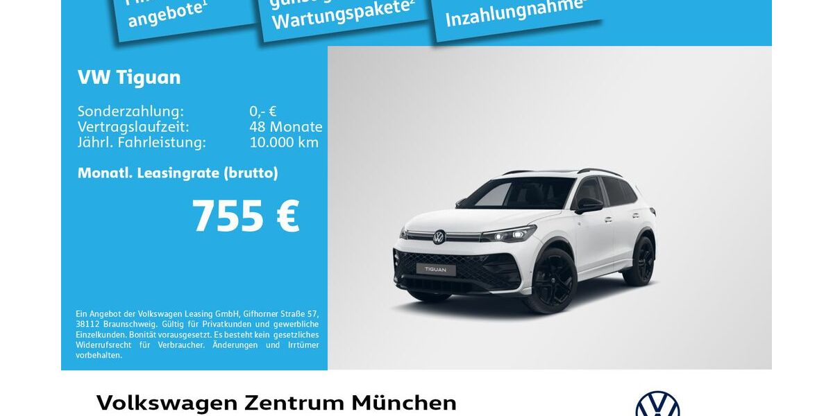 VW Tiguan 4.000 km 56.981 &euro; München 80807
