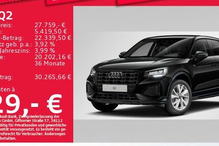 Audi Q2 1.760 km 27.551 &euro; Eching 85386