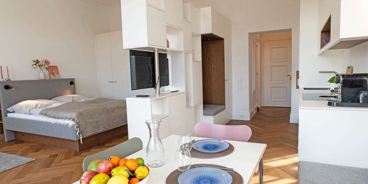 Etagenwohnung München Schwabing-Freimann - 1 Zimmer, 46 m&sup2;, 2.250&euro; | Angebot:26766857
