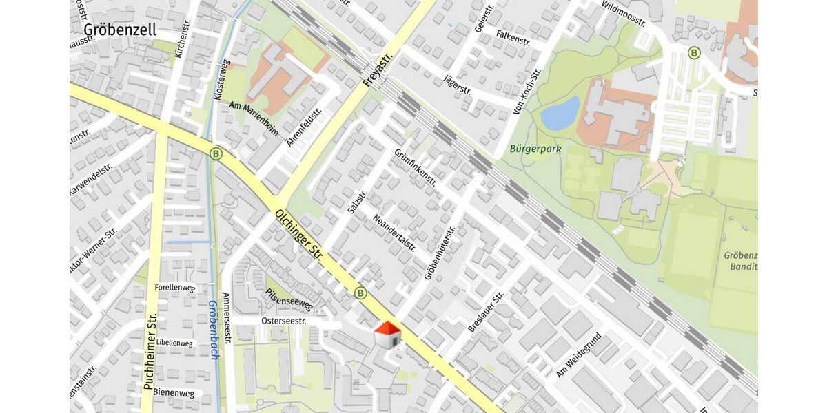 WINDISCH IMMOBILIEN - Neuwertige 3-Zimmer Wohnung mit EBK und Balkon zentral in Gröbenzell 3 zimmer