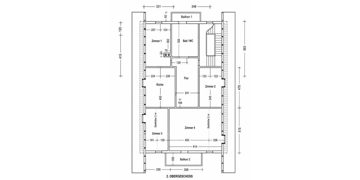Etagenwohnung Starnberg Söcking - 4 Zimmer, 110 m&sup2;, 2.050&euro; | Angebot:26851345