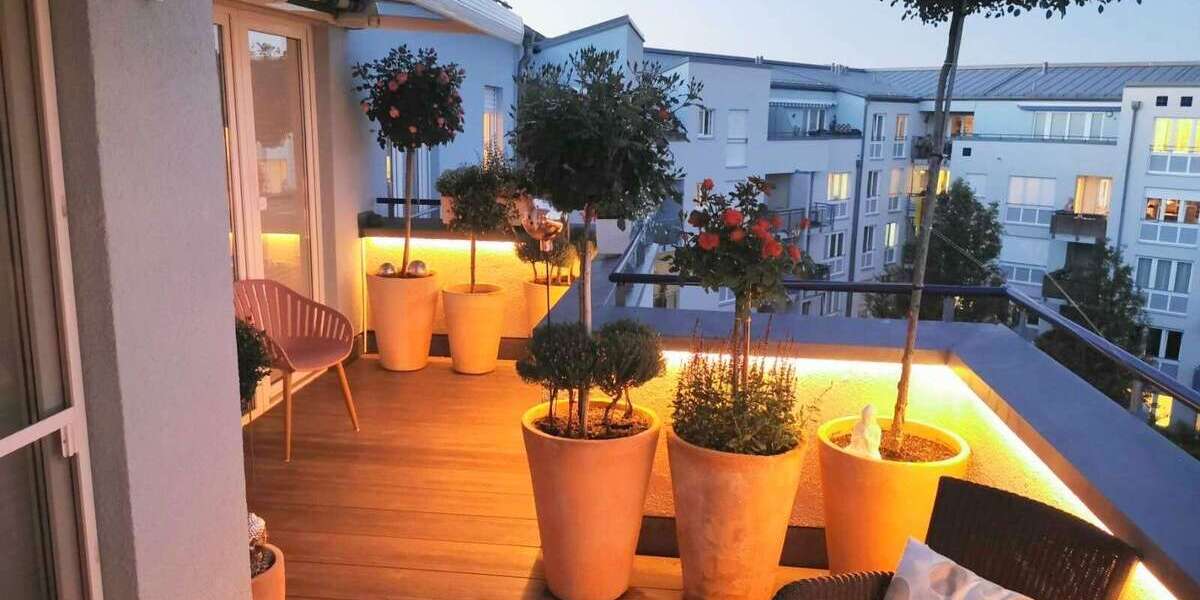 Zum Sommerbeginn: frei werdende Dachterrassen-Wohnung in Bogenhausen (Erbpacht) - Dachgeschoßwohnung München Bogenhausen | Angebot:26421627