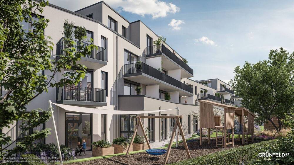 Etagenwohnung München Feldmoching-Hasenbergl - 4 Zimmer, 91 m&sup2;, 848.000&euro; | Angebot:26358386