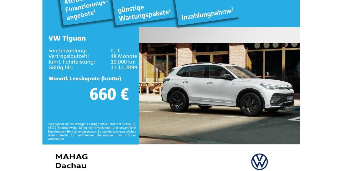 VW Tiguan 8.000 km 53.680 &euro; Dachau 85221