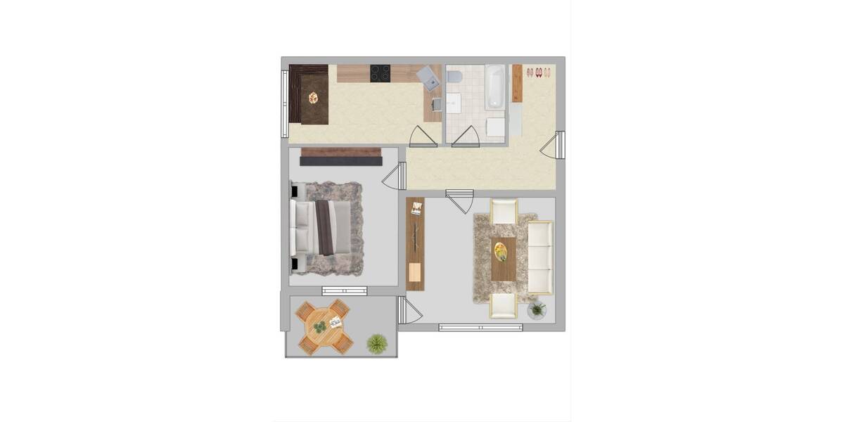 Etagenwohnung Poing - 2 Zimmer, 68 m&sup2;, 330.000&euro; | Angebot:26704464