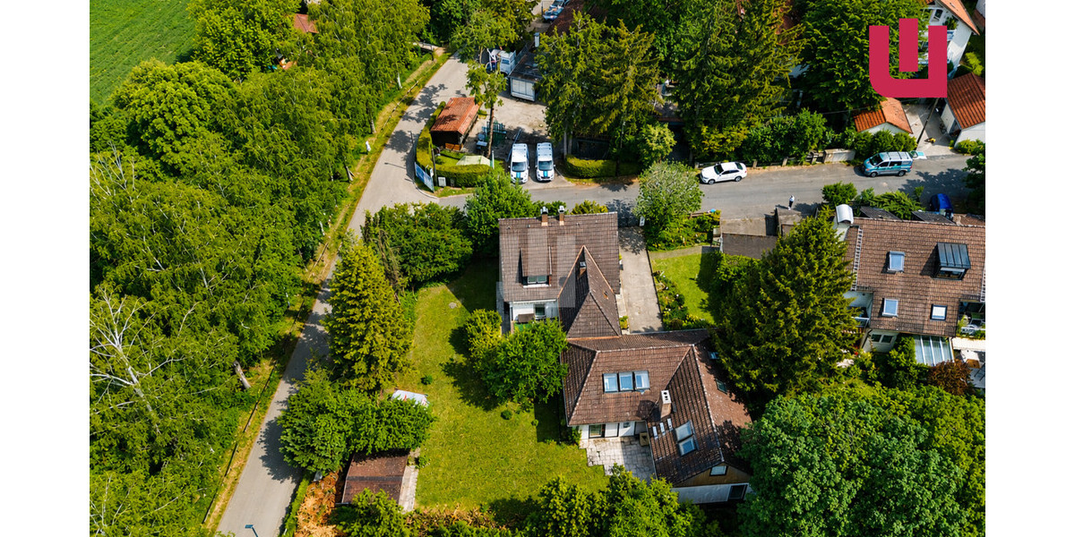 Für d. Käufer provisionsfrei! Großes Grundstück mit GF ca.487 m² in Ortsrandlage von Gröbenzell - Grundstück Gröbenzell | Angebot:26799220