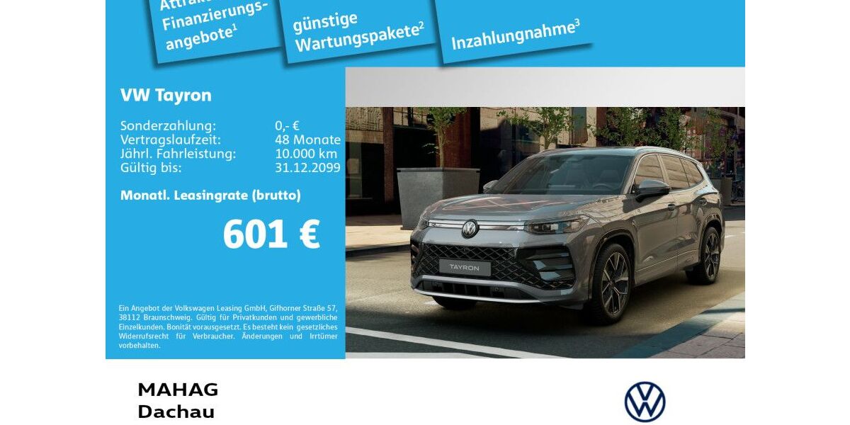 VW Tayron 6.740 km 51.470 &euro; Dachau 85221