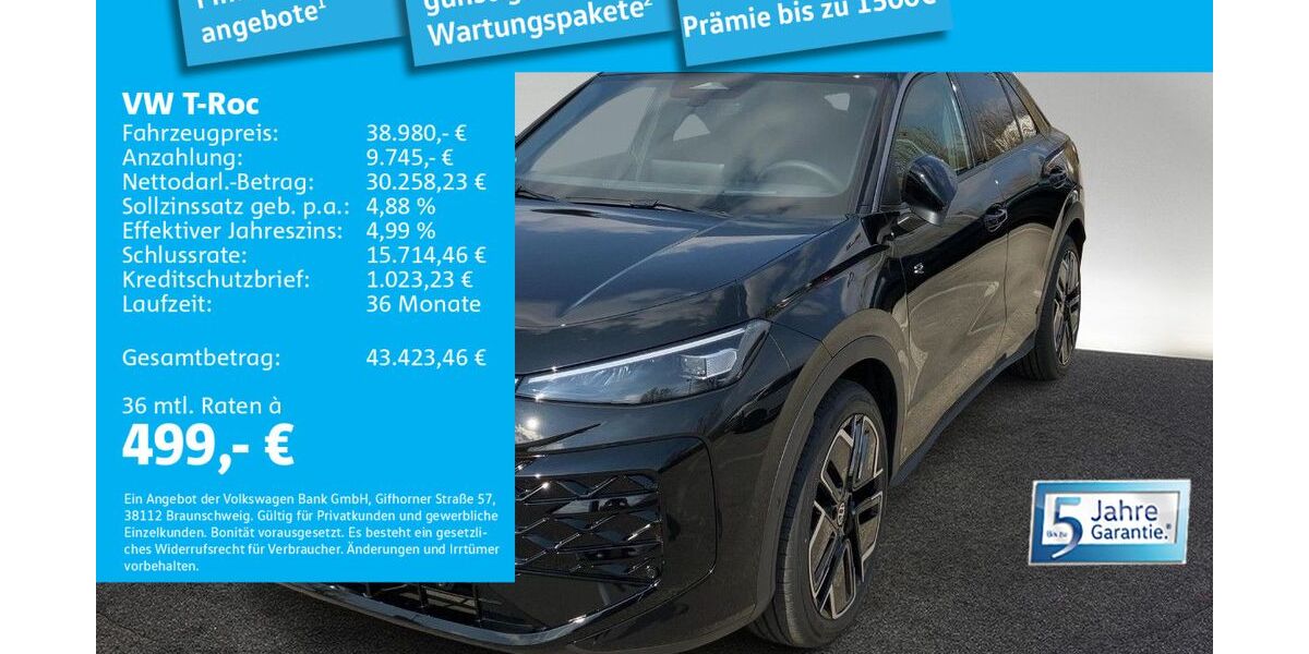VW T-Roc 3.000 km 38.980 &euro; München 80807