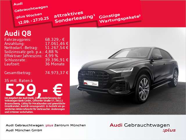 Audi Q8 43.726 km 68.329 € Eching 85386
