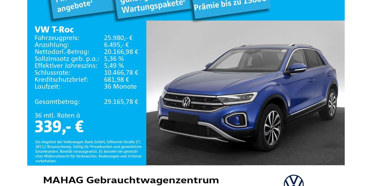 VW T-Roc 26.931 km 25.980 &euro; München 80935